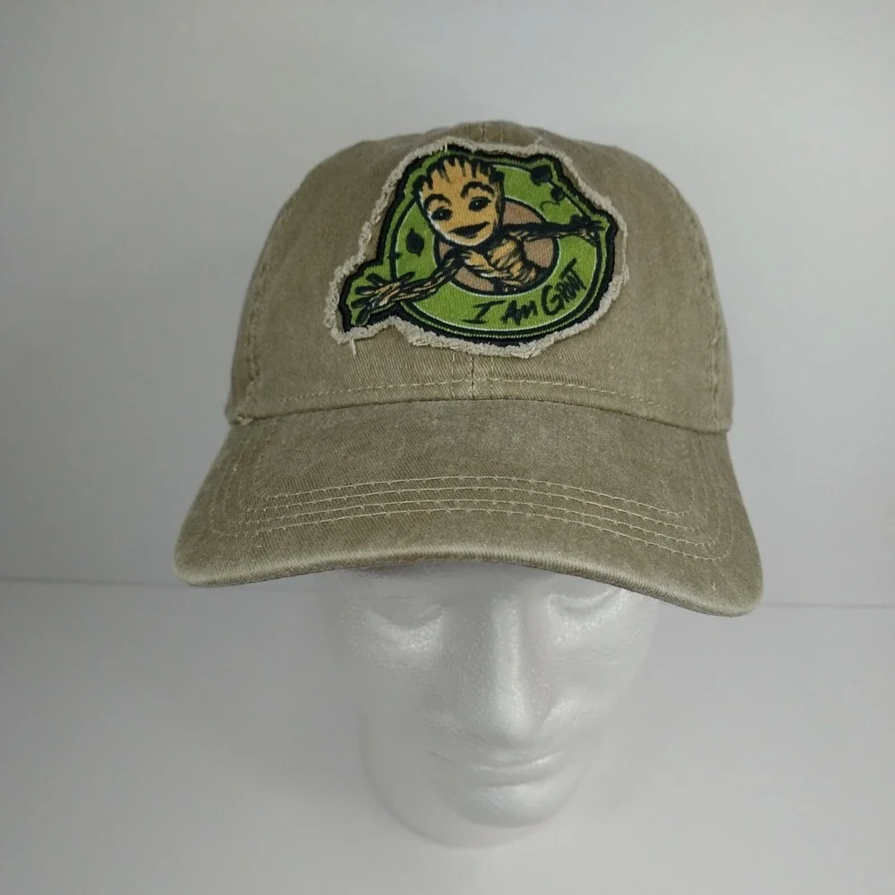 Disney Parks Marvel Guardians Of The Galaxy I AM GROOT Baseball Cap Hat Adult